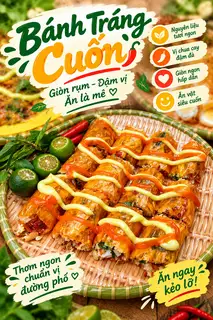 Hình ảnh Bánh Tráng Cuốn