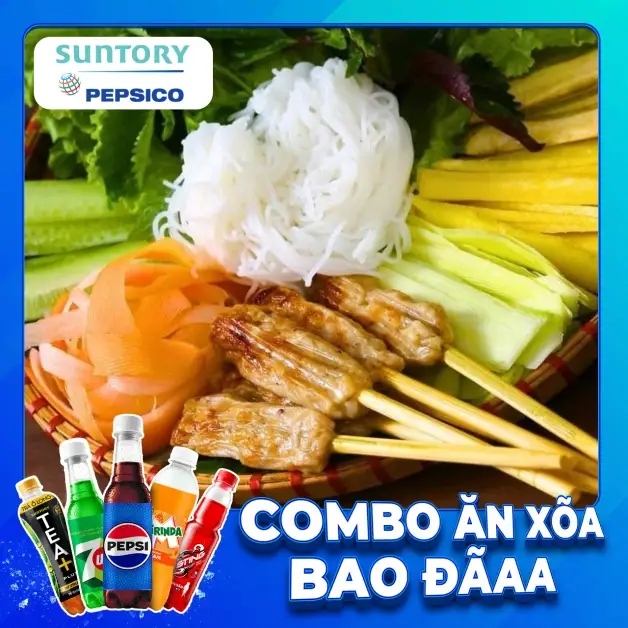 Hình ảnh COMBO 1 Suất Nem Lụi + 1  Cocacola