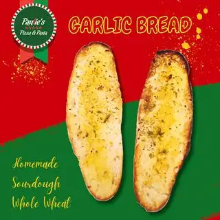 Bánh Mì Men Chua Bơ Tỏi | Garlic Sourdough Bread - 80.000 ₫ tại Paulie's Pizza & Pasta - Pizza Men Chua Lò Củi - Lê Văn Sỹ
