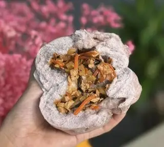 Hình ảnh Bánh bao gạo lứt nhân rau củ