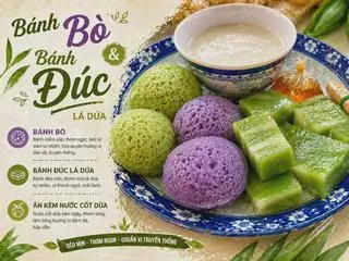 Bánh bò - đúc Cô Hai - 29.000 ₫ tại Cô Hai - Bánh Bò & Bánh Chuối Nước Dừa - Xóm Chiếu
