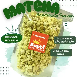 Bắp Rang Bơ Matcha Trà Xanh Bigsize - 56.250 ₫ tại Bapbi Popcorn - Bắp Rang Bơ Kiểu Mỹ - Đồng Nai