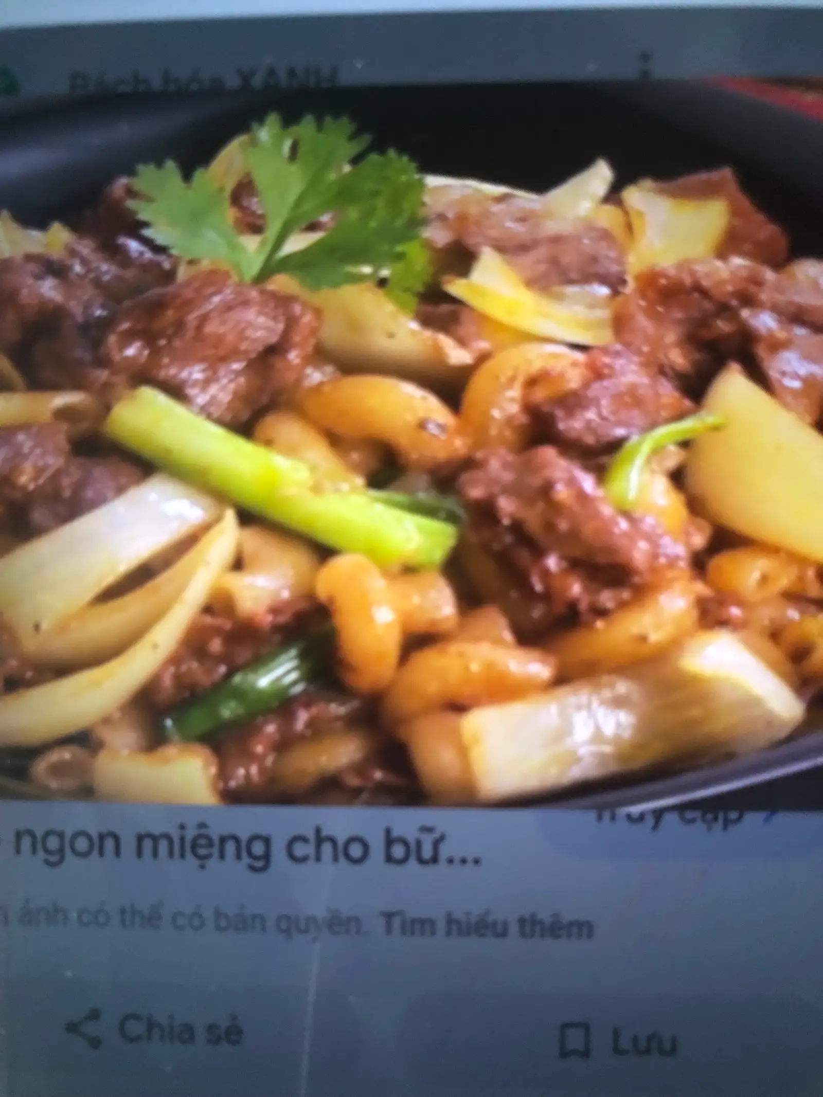 Hình ảnh Nui Xào Bò