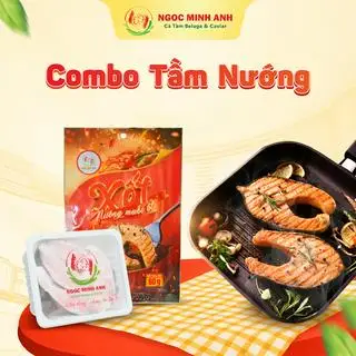 Hình ảnh [HỎA TỐC TP.HCM] Combo TẦM NƯỚNG bao gồm Cá Tầm sống 400g và Xốt Nướng