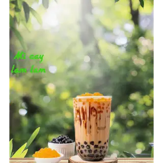 Trà sữa caramel - 28.000 ₫ tại Mỳ Cay & Trà Sữa Lam Lam - Nguyễn Hữu Cầu