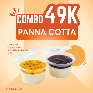 Panna Cotta - Set 2 Bánh - 49.000 ₫ tại Tiệm Bánh Góc Ngọt - Flan Gato -  Phan Văn Trị