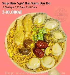 súp bào ngư hải sâm đại bổ  - 340.000 ₫ tại Royal Seafood - Súp Bào Ngư, Vi Cá & Hải Sâm Đại Bổ - Đường Số 1