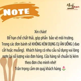 DỤNG CỤ KÈM THEO - 1.000 ₫ tại GRAND CASTELLA - Duyên Vị Bakery - Hàm Nghi