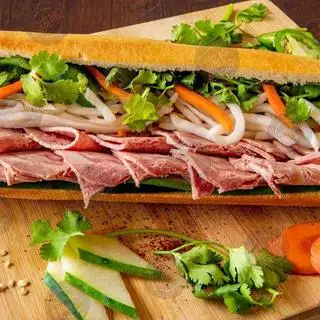 Hình ảnh Bánh  mì  pate jambon