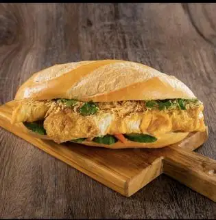Hình ảnh Bánh Mì Pate 2 Trứng