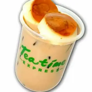 Hình ảnh Trà sữa bánh flan