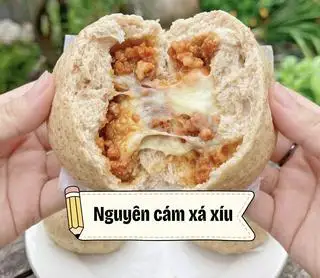 Hình ảnh Bánh bao nguyên cám xá xíu phomai