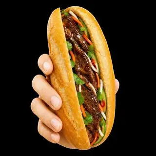 Hình ảnh Bánh Mì Bò File Tươi ĐẶC BIỆT nướng than hoa 