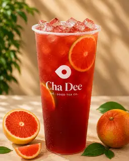 Trà chanh Thái đỏ - Red Thái lemon tea - 27.000 ₫ tại Cha Dee - Trà Thái & Trà Trái Cây Nhiệt Đới - Nguyễn Đình Chiểu