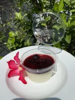 Hình ảnh Panna cotta vị việt quất