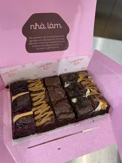 Hình ảnh Brownies mix vị hộp vừa