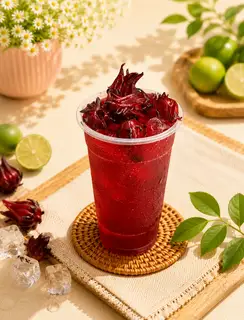 Trà atiso đỏ ( Ly 700ml) - 29.000 ₫ tại Nhà Lên Men - Chân Gà Sốt Thái, Tré & Trà - Lương Định Của