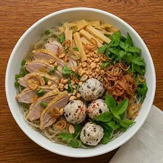 Hình ảnh Miến ngan mọc trộn