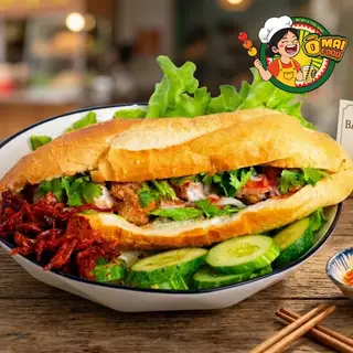 Hình ảnh Bánh mì thịt xiên