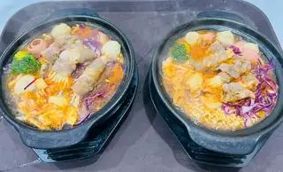 Hình ảnh mỳ cay bò quấn nấm
