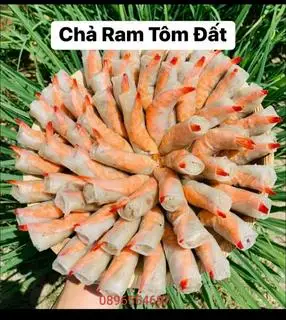 Hình ảnh chả ram tôm đất đặt sản người bình định