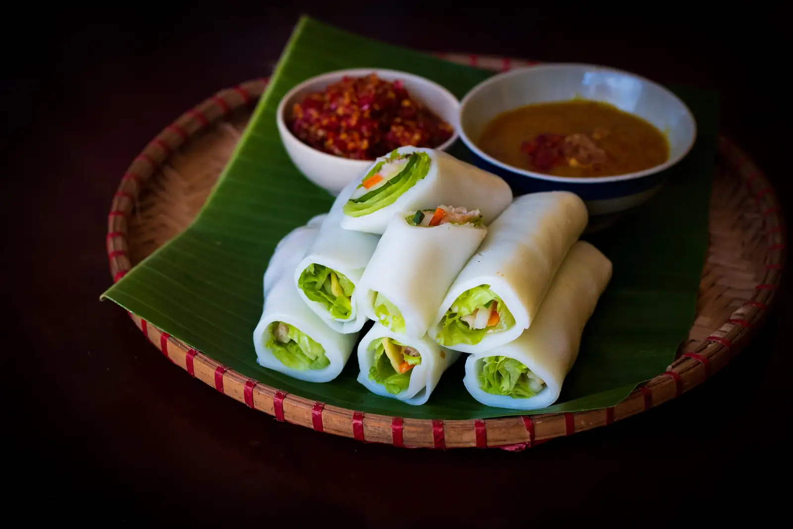 Phở cuốn nem nướng - 60.000 ₫ tại Cô Nga - Nem Nướng Chánh Hiệu Ninh Hòa - Hoa Cau