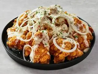 Gà rút xương sốt kem hành - 106.000 ₫ tại 3A Korean Food - Gà Sốt Phô Mai, Mì Cay & Tokbokki - Nguyễn Tri Phương