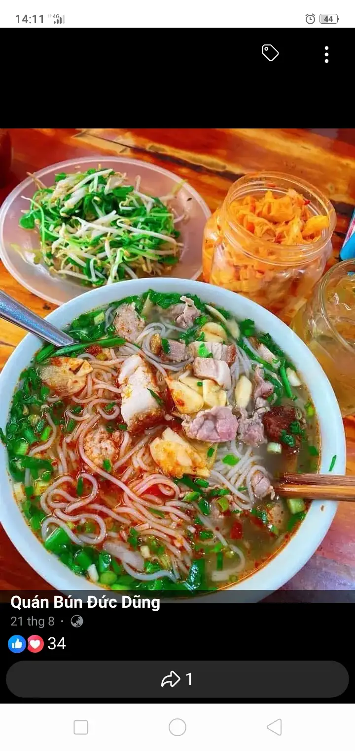 Bún mọc - 45.000 ₫ tại Bún & Cháo Gia Hùng - Tân Hải