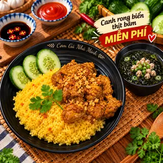 Hình ảnh Cơm Da Gà Chiên Mắm Tỏi