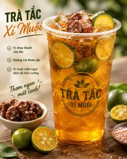 trà tắc xí muội  - 28.000 ₫ tại Bún Thịt Nướng A.Bình 88 - Võ Duy Ninh