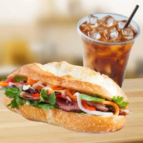 Combo bánh mì + cà phê sữa - 45.000 ₫ tại Bánh Mì Lưu Luyến - Tân Châu An Giang - Nguyễn Thần Hiến