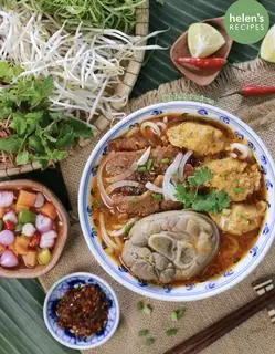 Hình ảnh 2 BÚN BÒ TÁI + 2 SỮA ĐẬU NÀNH