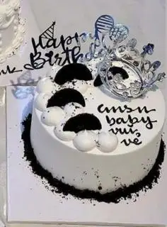 Hình ảnh Bánh Sinh Nhật Kem Oreo
