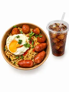 Hình ảnh Combo mì trộn thập cẩm - 1 ly nước bất kỳ