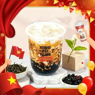 Trà Sữa Hoa Lài Trân Châu Đường Đen - 65.000 ₫ tại Trà Sữa Xing Fu Tang - Nguyễn Thị Minh Khai 