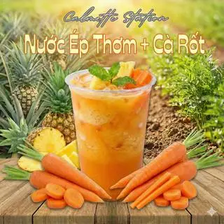 Hình ảnh Nước ép Thơm + Cà Rốt
