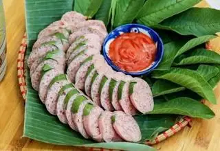 Hình ảnh nem chua cối
