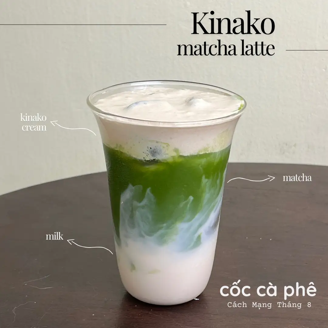 Kinako cream matcha latte - 51.000 ₫ tại Cốc Cà Phê - Matcha Latte - Cách Mạng Tháng 8