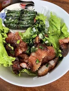 Bún Thịt Nướng + Bò Lá Lốt - 69.000 ₫ tại Bếp Bố - Bún Bò Xào - Huỳnh Văn Bánh