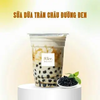 Hình ảnh Sữa dừa trân châu đen