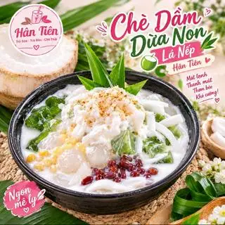 Hình ảnh chè dầm dừa non lá nếp 