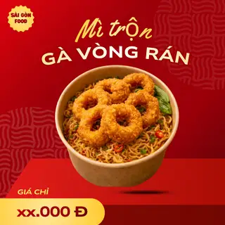 Hình ảnh Mì Trộn - Gà Vòng Chiên Giòn