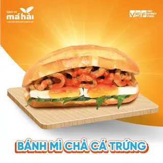 Hình ảnh Bánh Mì Chả Cá 1 Trứng