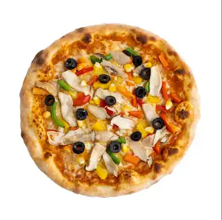Pizza Nấm Rau Củ - Mushroom & Vegetale Pizza - 139.000 ₫ tại Bun Bun Pizza - Tùng Thiện Vương