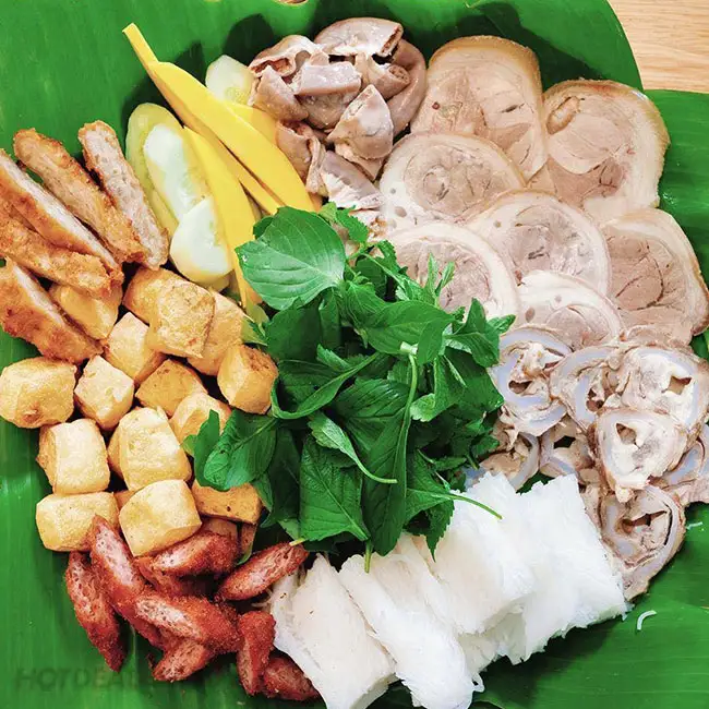 Hình ảnh Bún đậu thịt chân giò