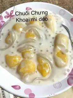 Hình ảnh chuối chưng khoai mì dẻo