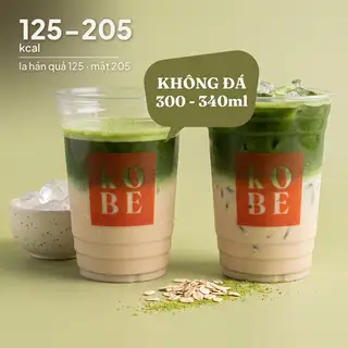 Hình ảnh Matcha Latte kOBE, Sữa Yến Mạch (Ly 500ml, 300-340ml chưa đá, đá để riêng)