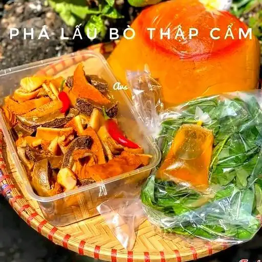 Hình ảnh Phá lấu bò thập cẩm 500g (tặng kèm 4 bánh mì)