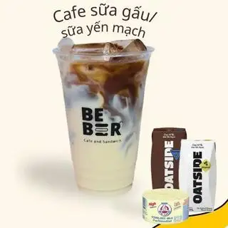 Cafe Sữa Gấu/Sữa Yến Mạch | Cafe Nestle Sterilized Milk/Oat Milk (size L) - 42.000 ₫ tại Beber - Cafe & Sandwich - Nguyễn Văn Linh