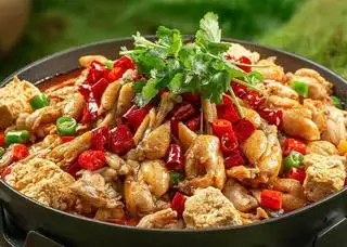 馋嘴麻辣蛙- Ếch Sốt MaLa Cay Nồng Frog in Mala Sauce - 450.000 ₫ tại Ếch Wow - Cá Nướng & Ếch Nướng - Nguyễn Hữu Cảnh